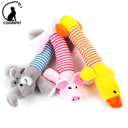 Animals Shaped Plush Squeaky Dog Toys