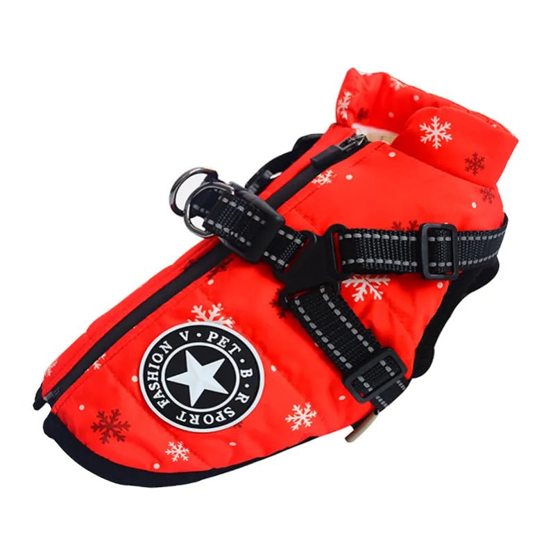 EliteDogCoat™ Weatherproof Dog Jacket and Harness