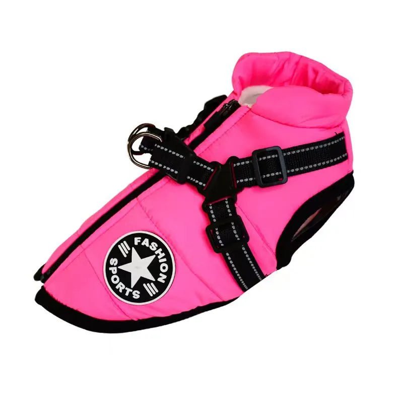 EliteDogCoat™ Weatherproof Dog Jacket and Harness