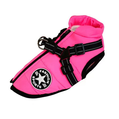 EliteDogCoat™ Weatherproof Dog Jacket and Harness