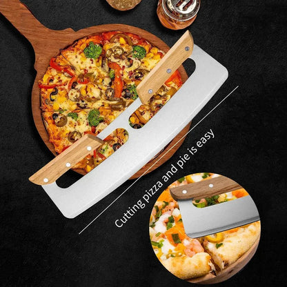 ElitePeel Stainless Steel Pizza Slicer